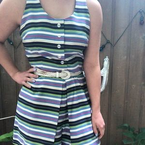 60’s Striped Romper